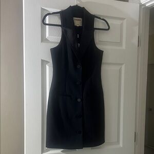 L'AGENCE Black Sleeveless Mini Dress size 2